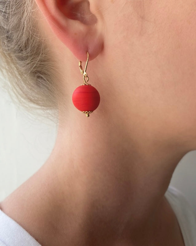 Boucles D'oreilles à Clips En Véritable Verre De Murano Authentique - Neuf Avec étiquettes
