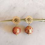 Boucles Murano or rose